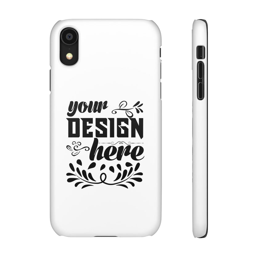 Customizable Snap Phone Case Slim Lightweight Polycarbonate Gloss Or Matte