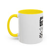 Customizable Accent Coffee Mug 11oz and 15oz Colored Interior Handle