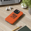 Customizable Tough Phone Case Glossy Dual Layer Wireless Charging