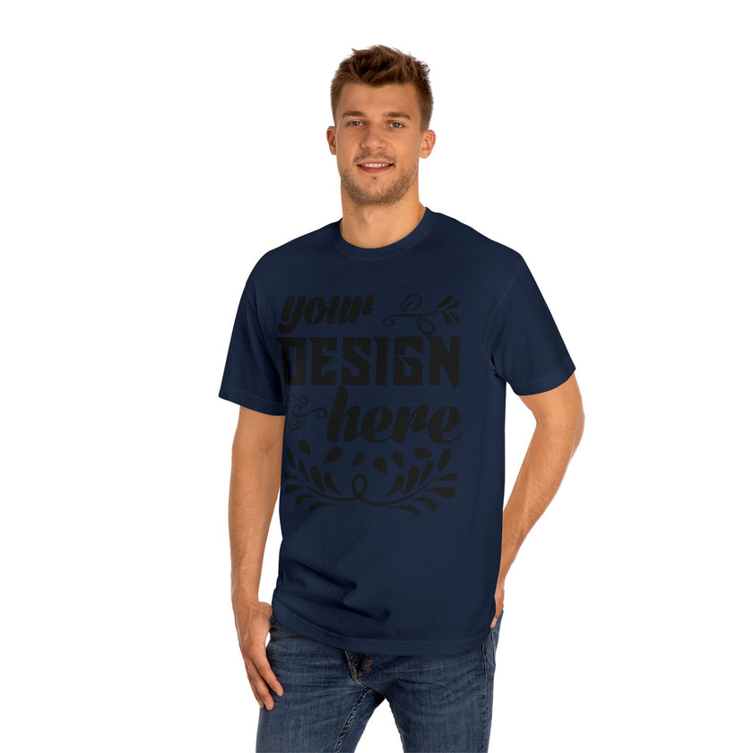 Customizable American Apparel 1301 Unisex Classic Cotton T-Shirt