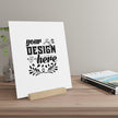 Customizable Gallery Board with Wooden Stand 1.8mm Giclée Print