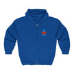 Gildan 18600 Unisex Full Zip Hoodie | Super Daddy Embroidery