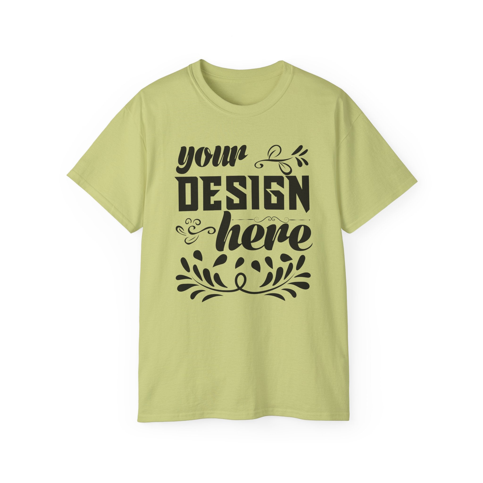 Customizable Gildan 2000 Unisex Ultra Cotton Crew Neck T-Shirt