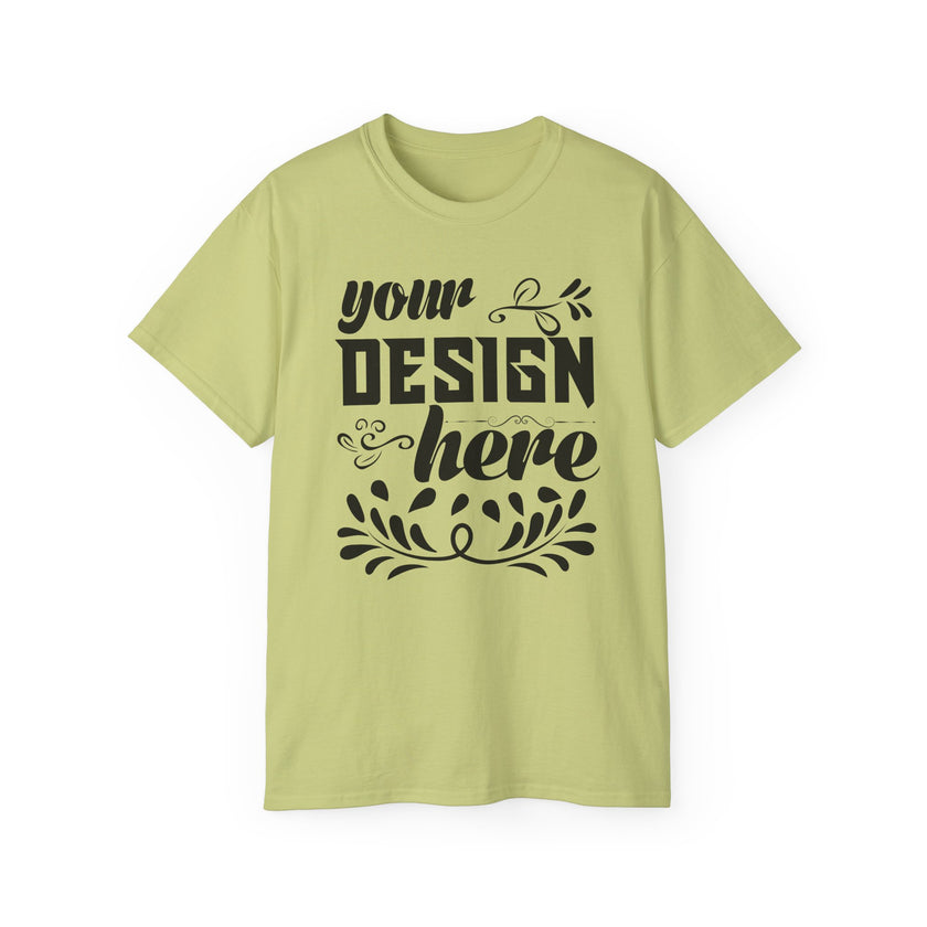 Customizable Gildan 2000 Unisex Ultra Cotton Crew Neck T-Shirt