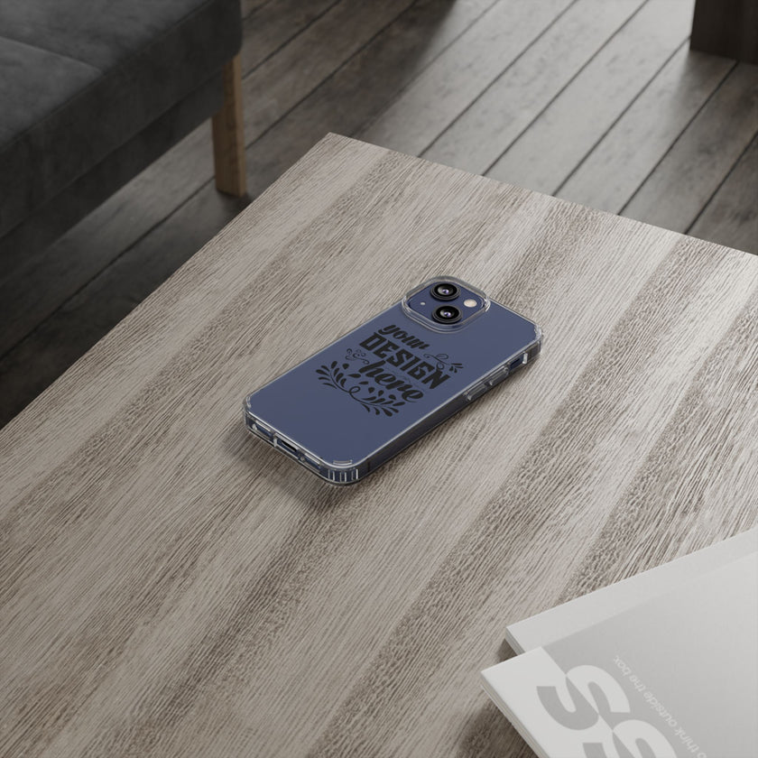 Customizable Clear Impact Resistant Phone Case With TPU Sides Wireless Ready