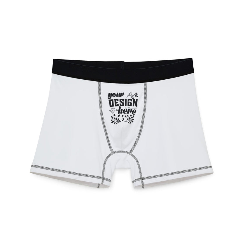 Customizable Mens Boxers All Over Print Stretch Polyester Blend