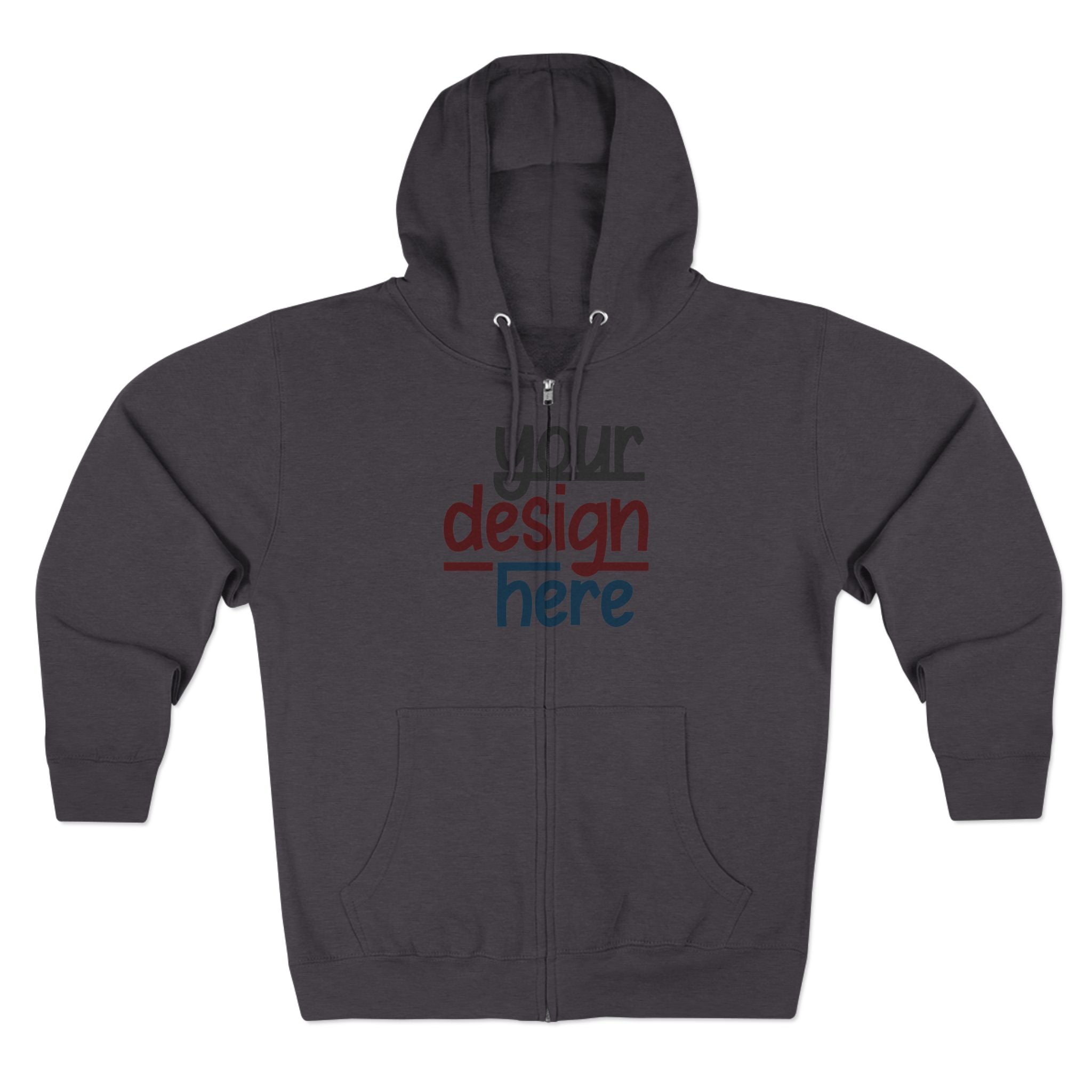 Customizable Lane Seven LS14003 Unisex Zip Hoodie