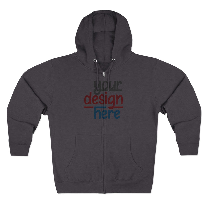 Customizable Lane Seven LS14003 Unisex Zip Hoodie