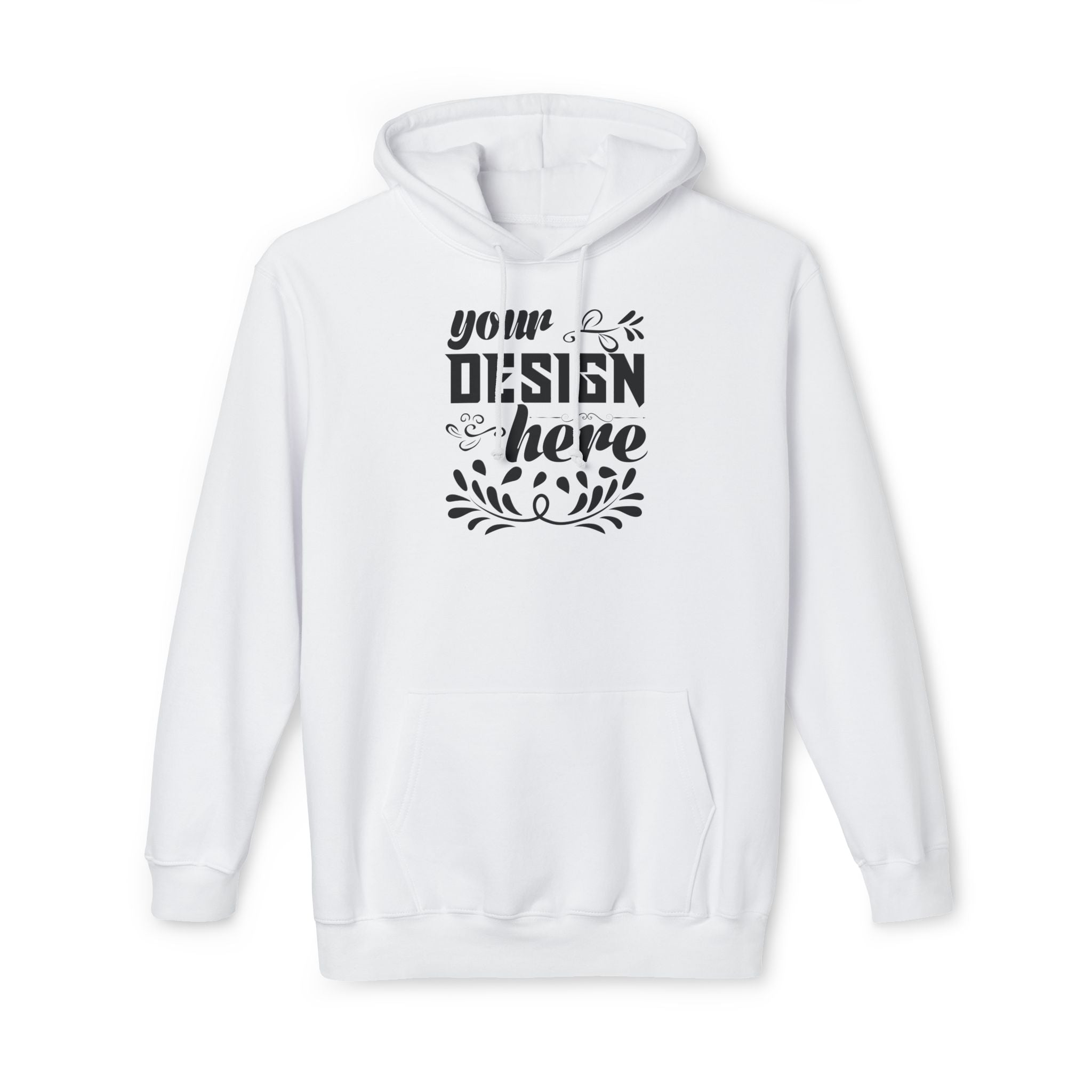 Customizable Bayside 960 Unisex Heavyweight Hooded Sweatshirt Made in US
