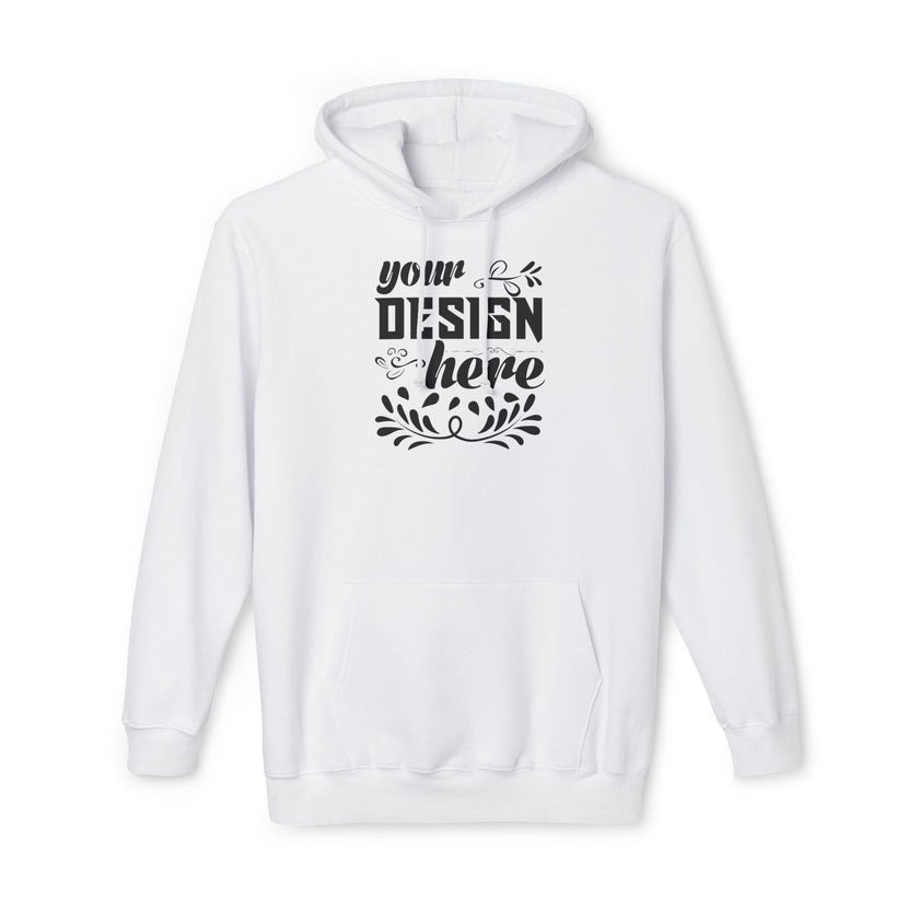 Customizable Bayside 960 Unisex Heavyweight Hooded Sweatshirt Made in US