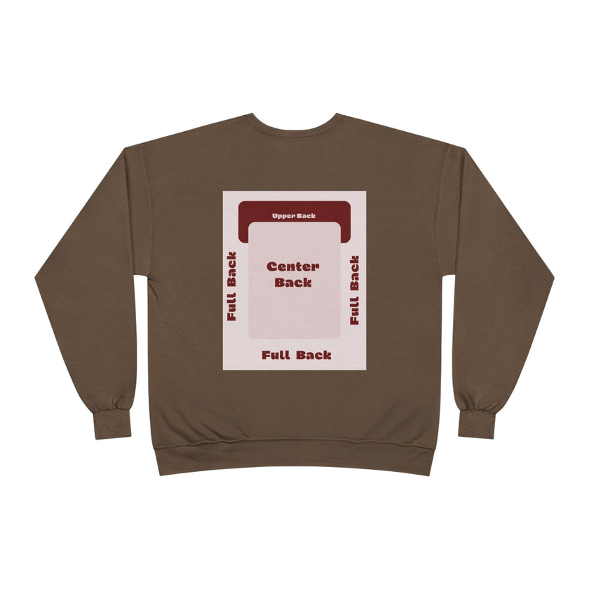 Customizable Unisex Hanes P160 EcoSmart Crewneck Sweatshirt Custom Print