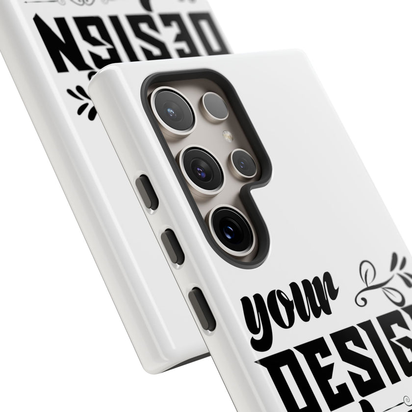 Customizable Tough Dual Layer Phone Case Polycarbonate TPU Liner Protective