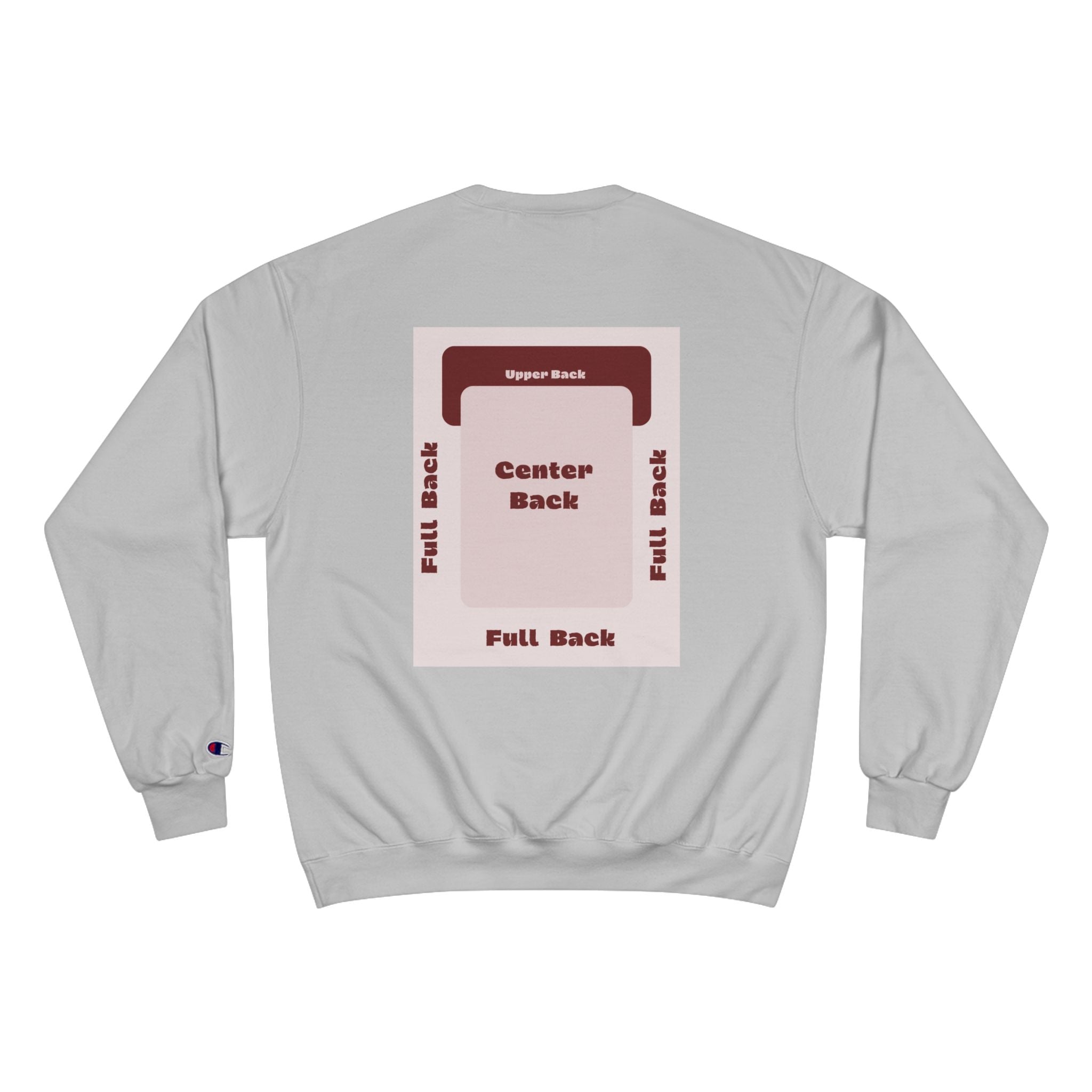 Customizable Champion S600 Crewneck Sweatshirt DTG Print