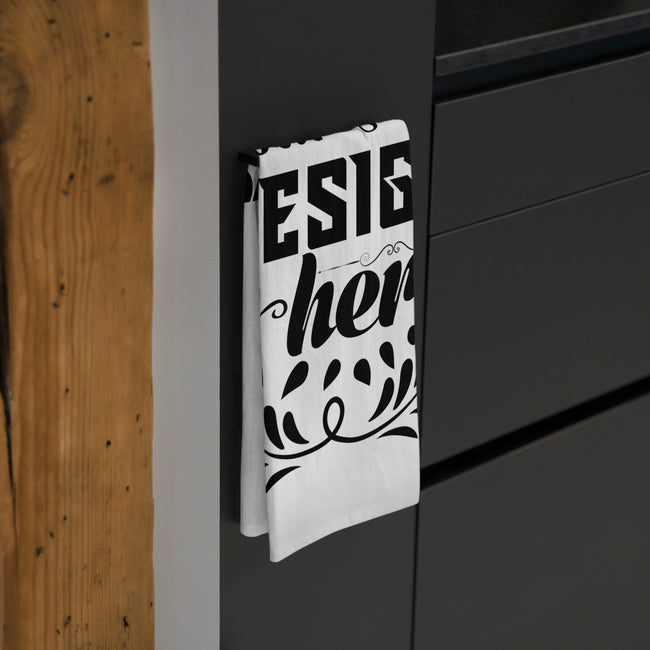 Customizable Cotton Tea Towel for Kitchen and Home Decor