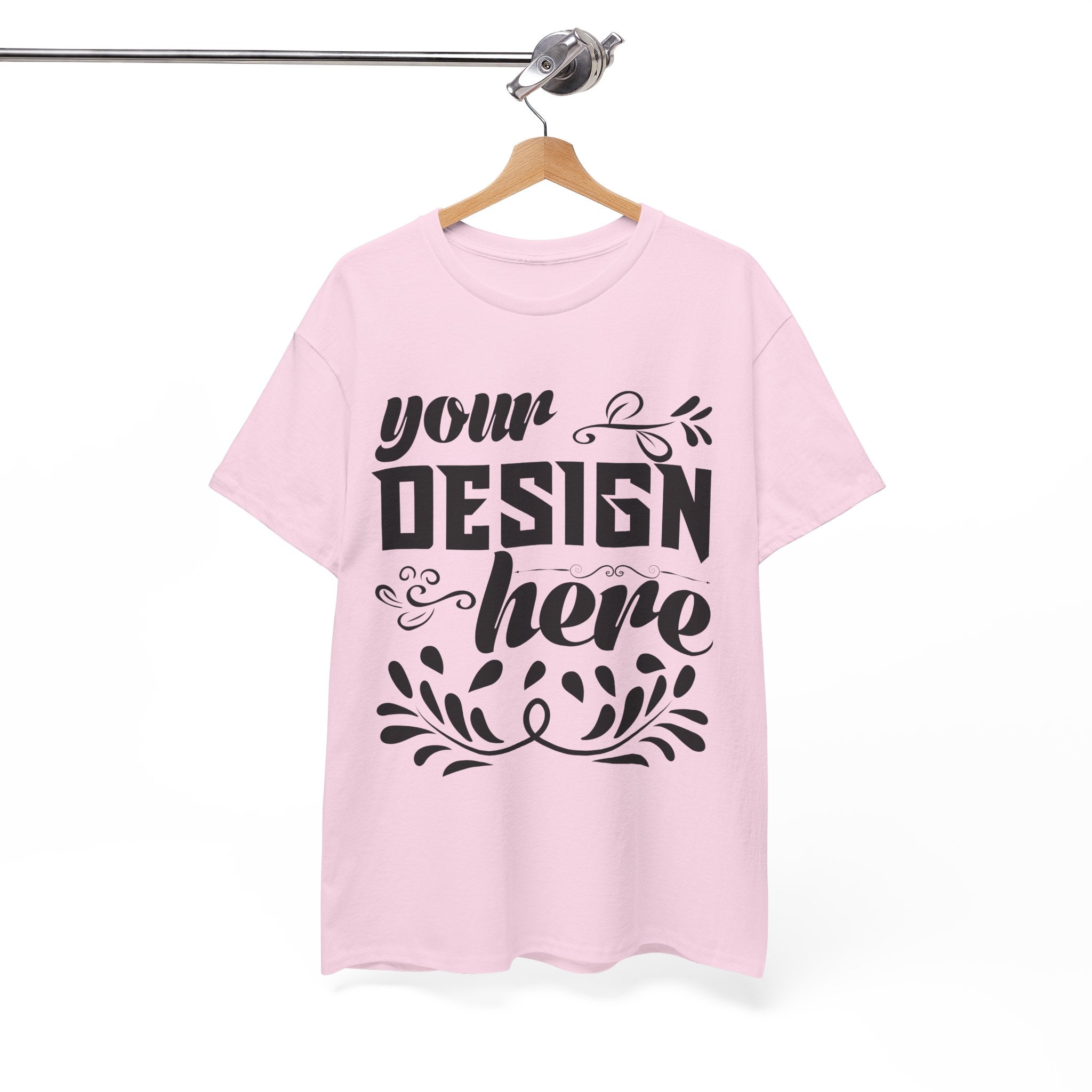 Customizable Gildan 5000 Unisex Heavy Cotton T-Shirt Classic Fit