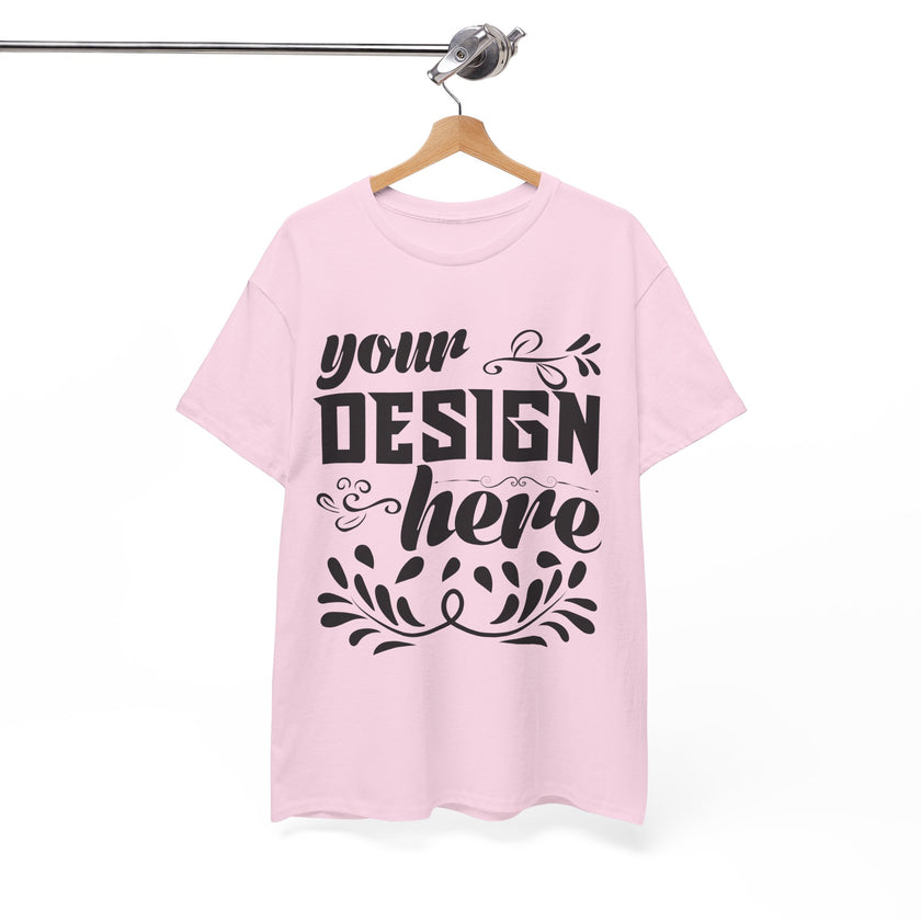 Customizable Gildan 5000 Unisex Heavy Cotton T-Shirt Classic Fit