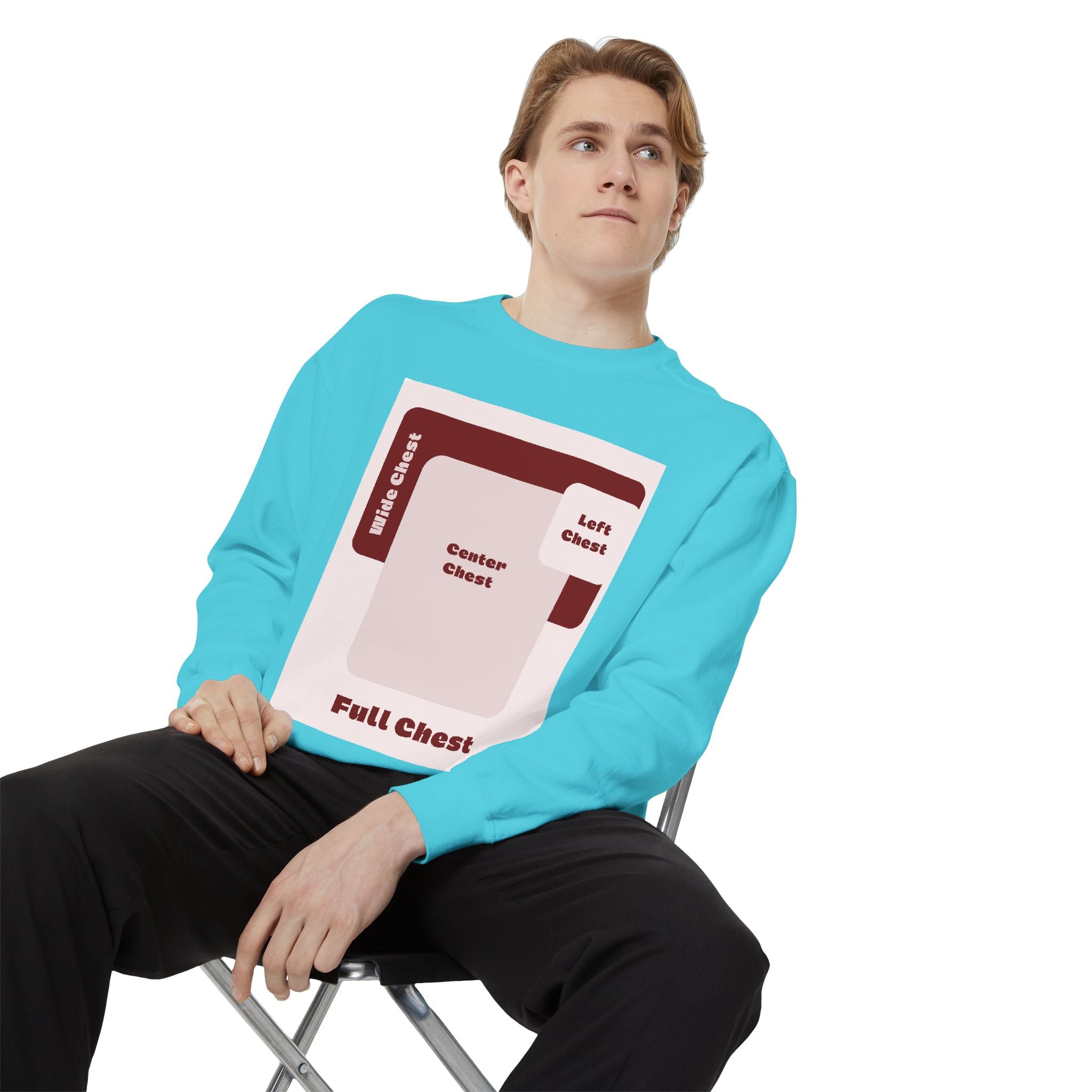 Customizable Comfort Colors 1566 Unisex Garment Dyed Sweatshirt DTG Custom Design