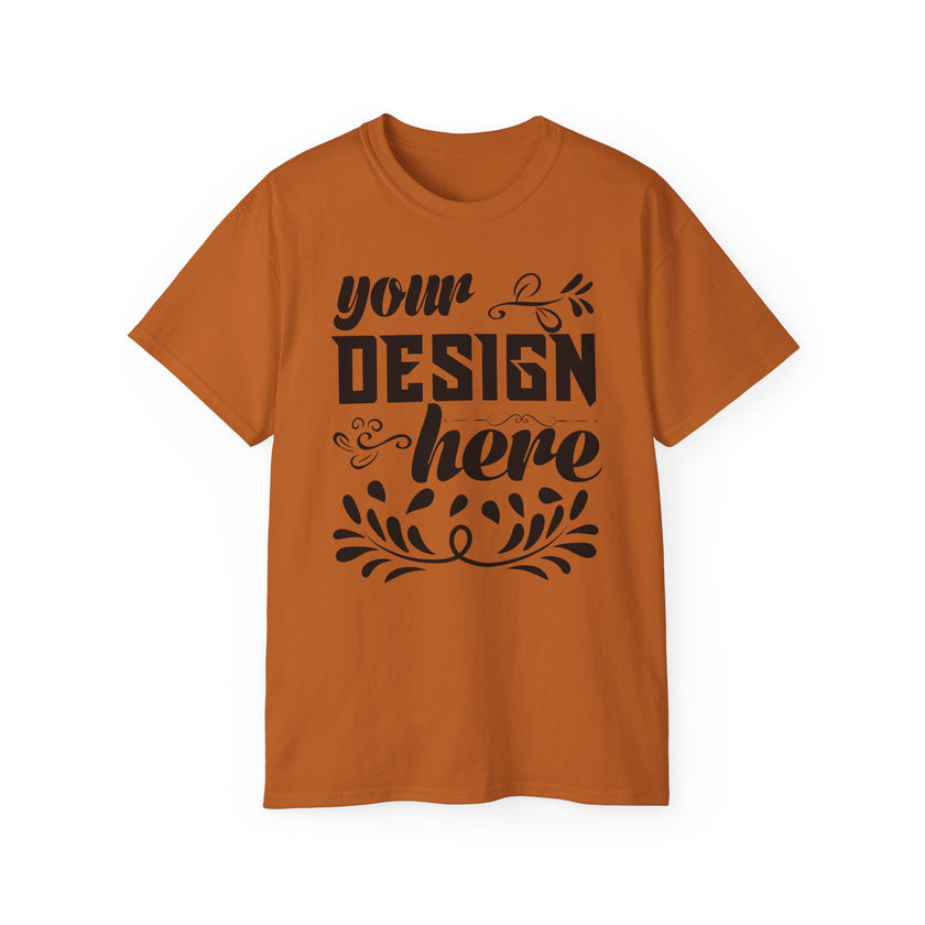 Customizable Gildan 2000 Unisex Ultra Cotton Crew Neck T-Shirt