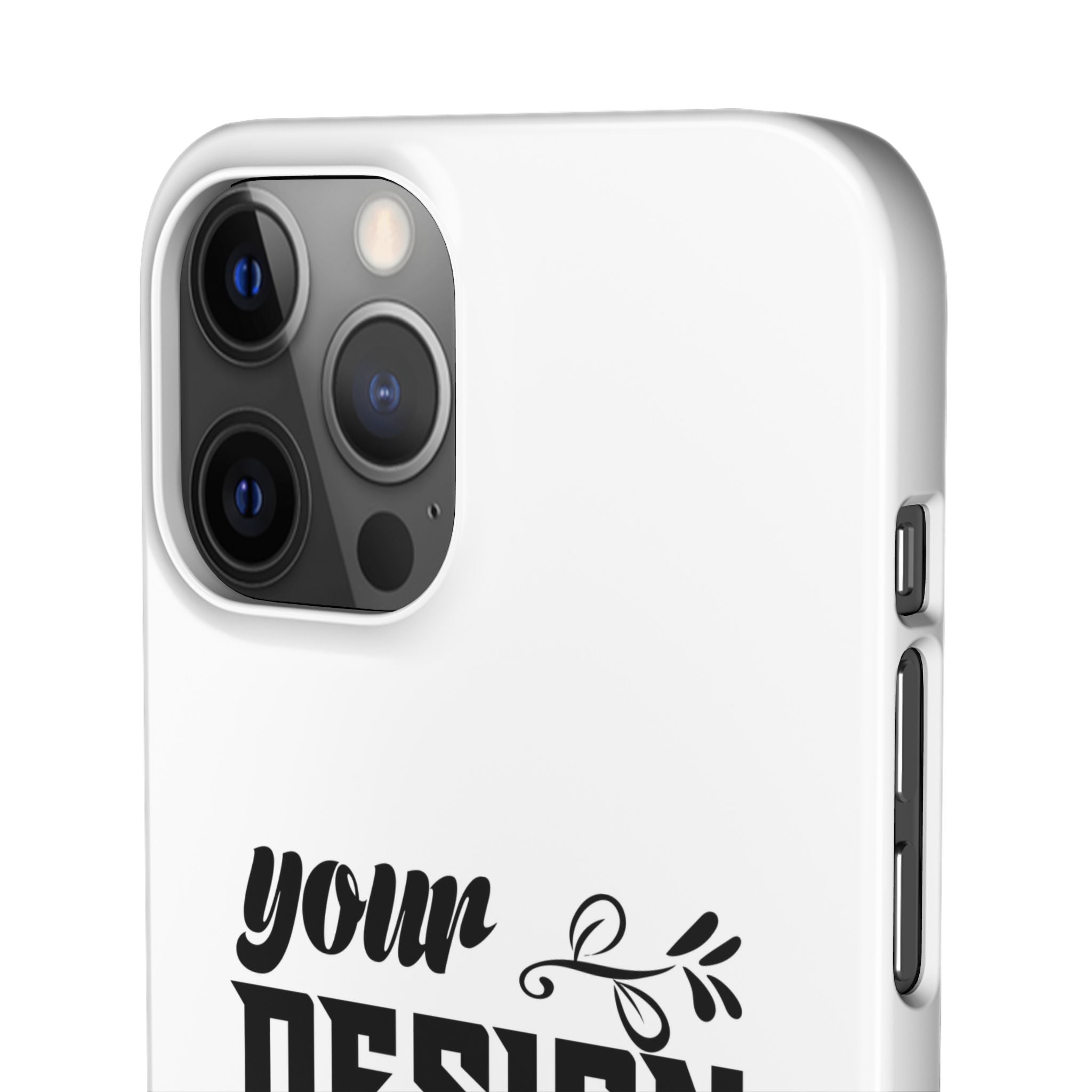 Customizable Snap Phone Case Slim Lightweight Polycarbonate Gloss Or Matte