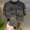 Nameria Unisex Loose Short Sleeve T-Shirt Starry Sky Gradient