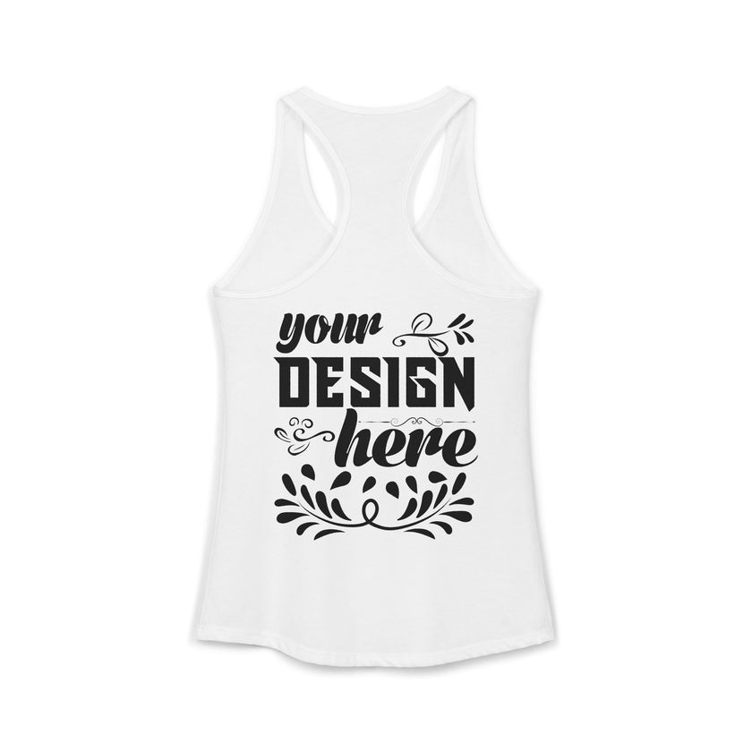 Customizable Next Level 1533 Womens Ideal Racerback Tank
