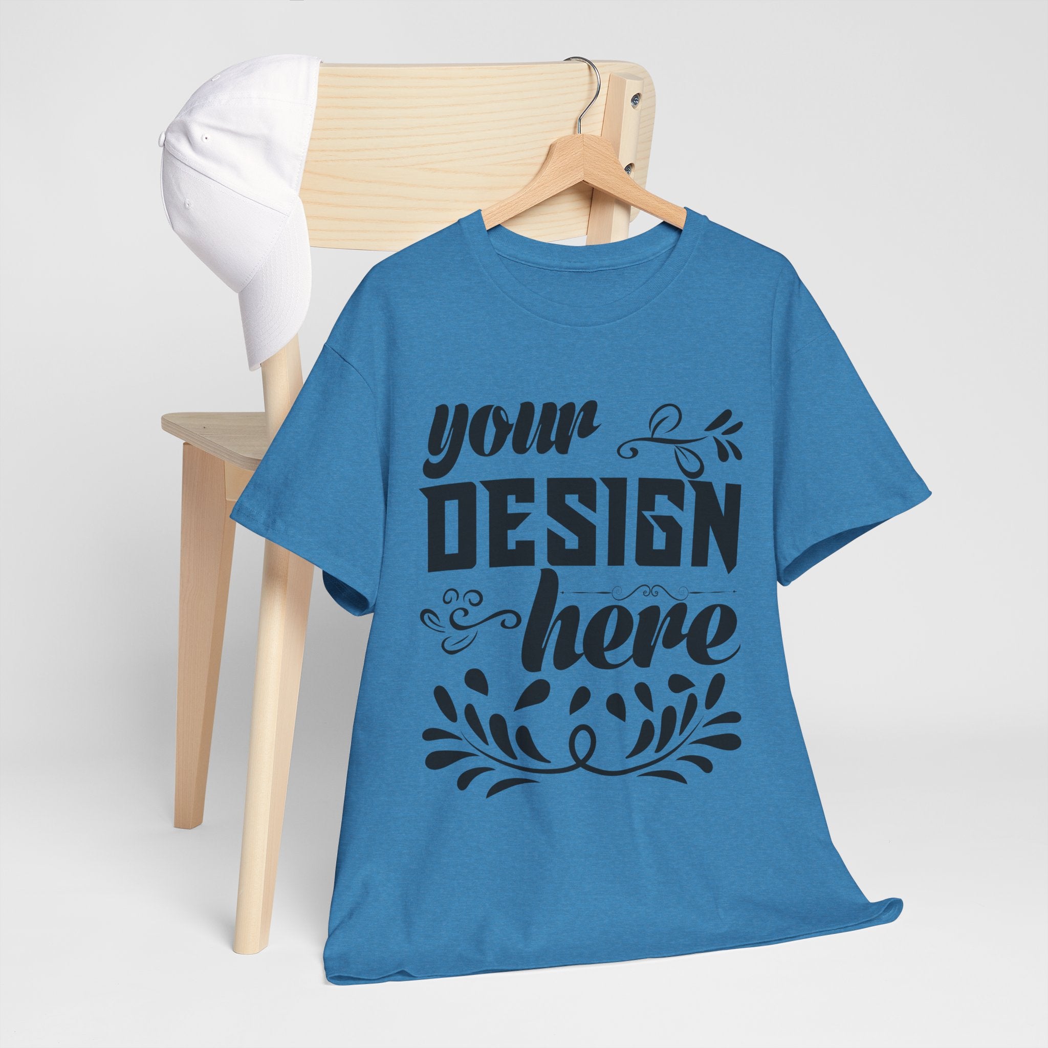 Customizable Gildan 5000 Unisex Heavy Cotton T-Shirt Classic Fit