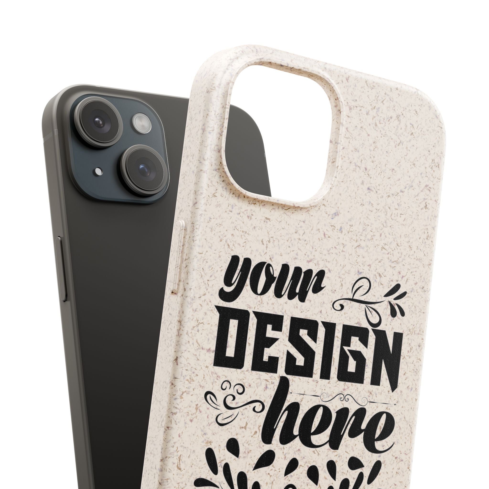 Customizable Biodegradable Phone Case Matte Finish Wireless Charging