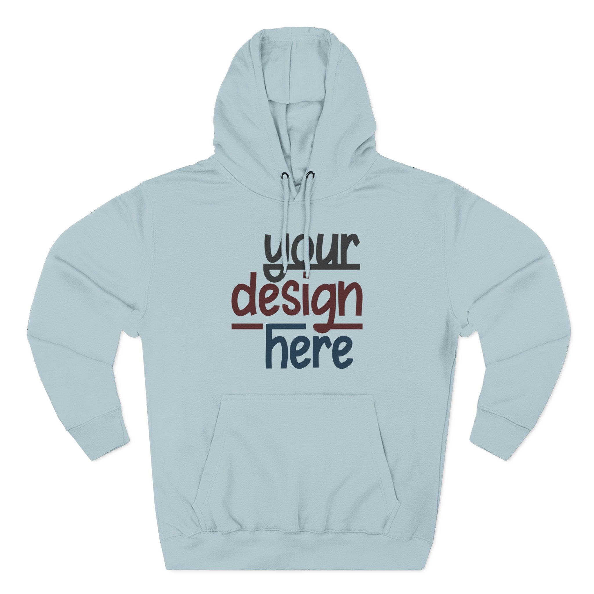 Customizable Lane Seven LS14001 Unisex Three Panel Fleece Hoodie