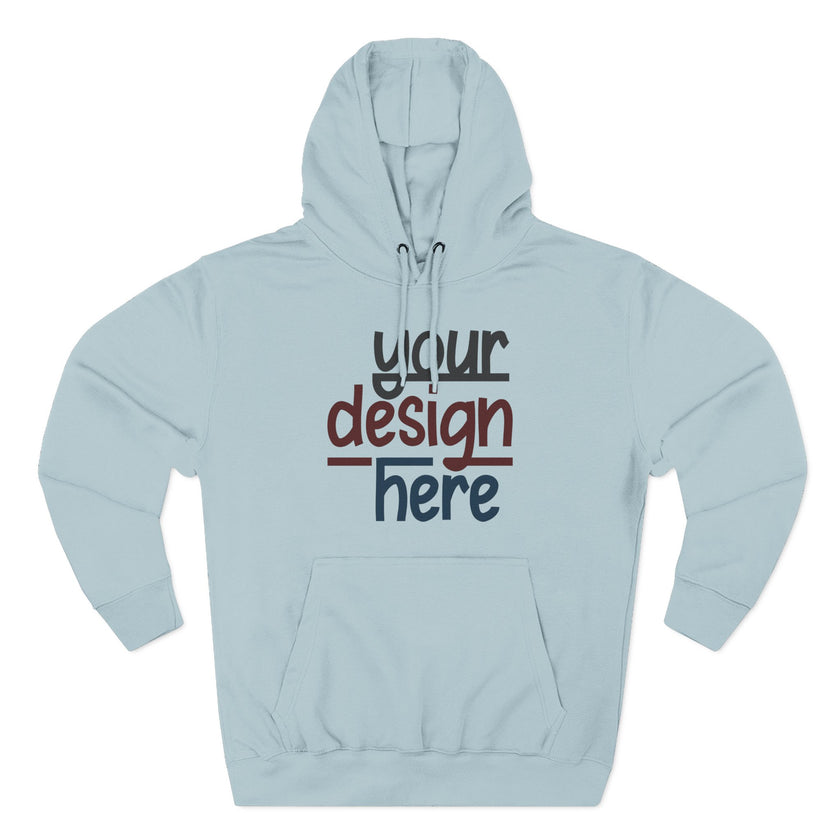 Customizable Lane Seven LS14001 Unisex Three Panel Fleece Hoodie