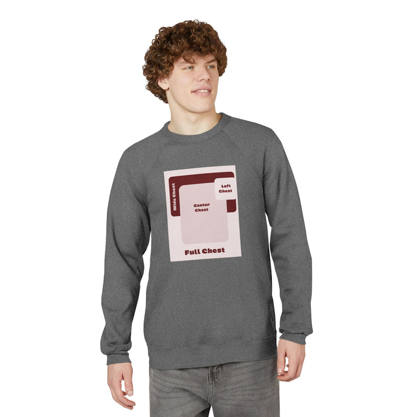 Customizable Bella+Canvas 3901 Unisex Fleece Raglan Sweatshirt
