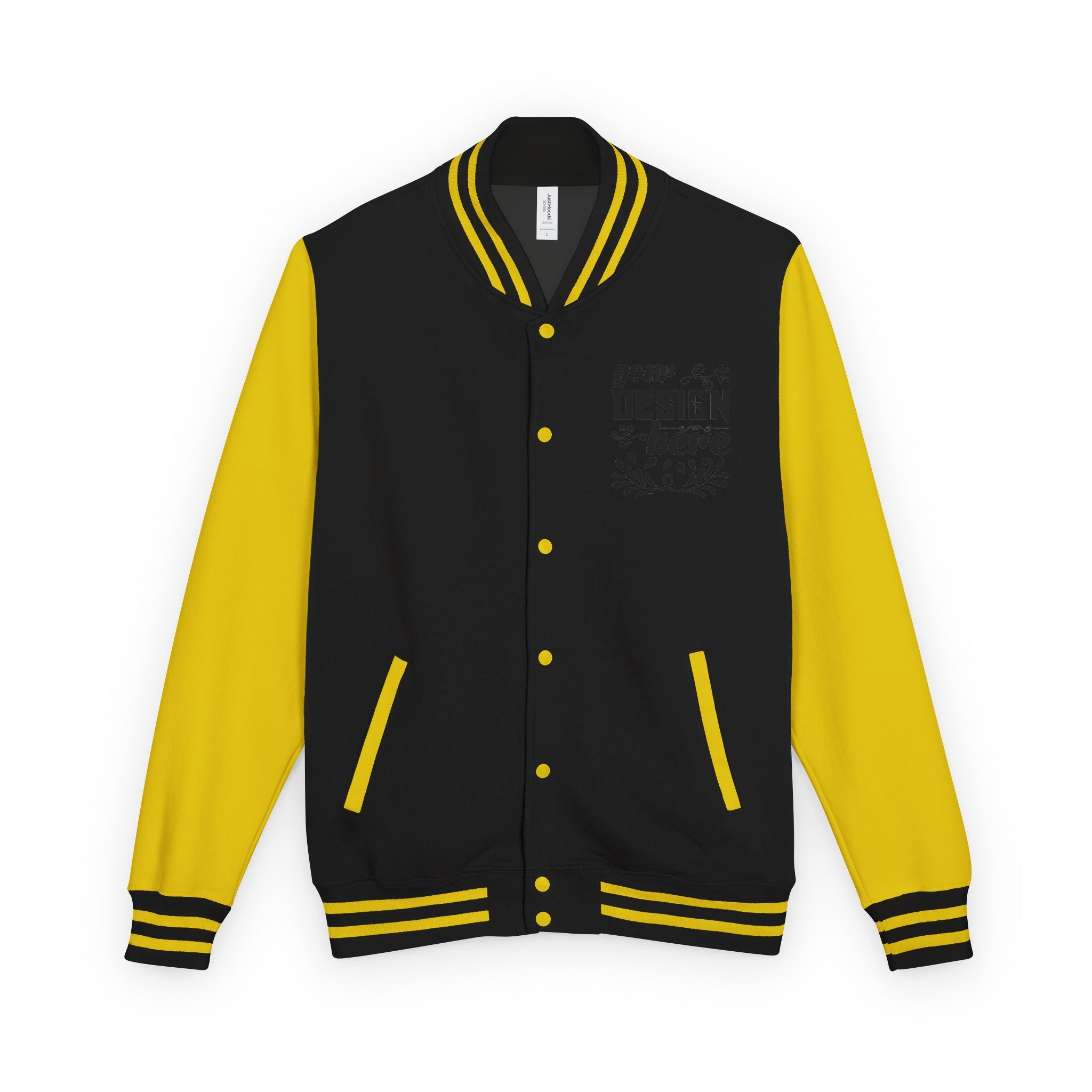 Customizable AWDis JH043 Unisex Heavyweight Letterman Jacket