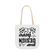 Customizable Canvas Tote Bag With 5 Color Strap Options All Over Print