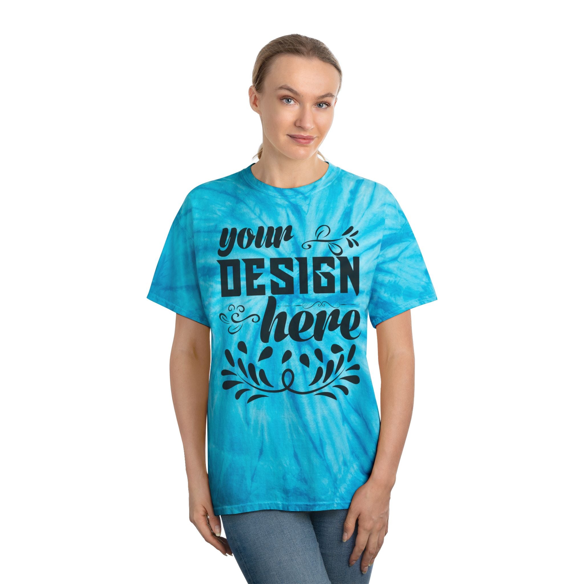 Customizable Gildan 5000 Classic Fit Tie-Dye Cyclone Unisex T-Shirt