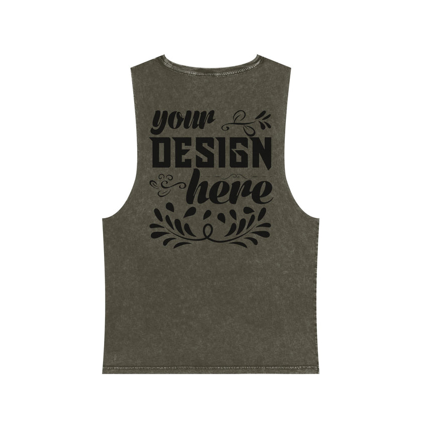 Customizable AS Colour 5039 Unisex Stonewash Tank Top