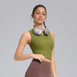 Nameria Seamless Fixed Cup Yoga Sports Bra