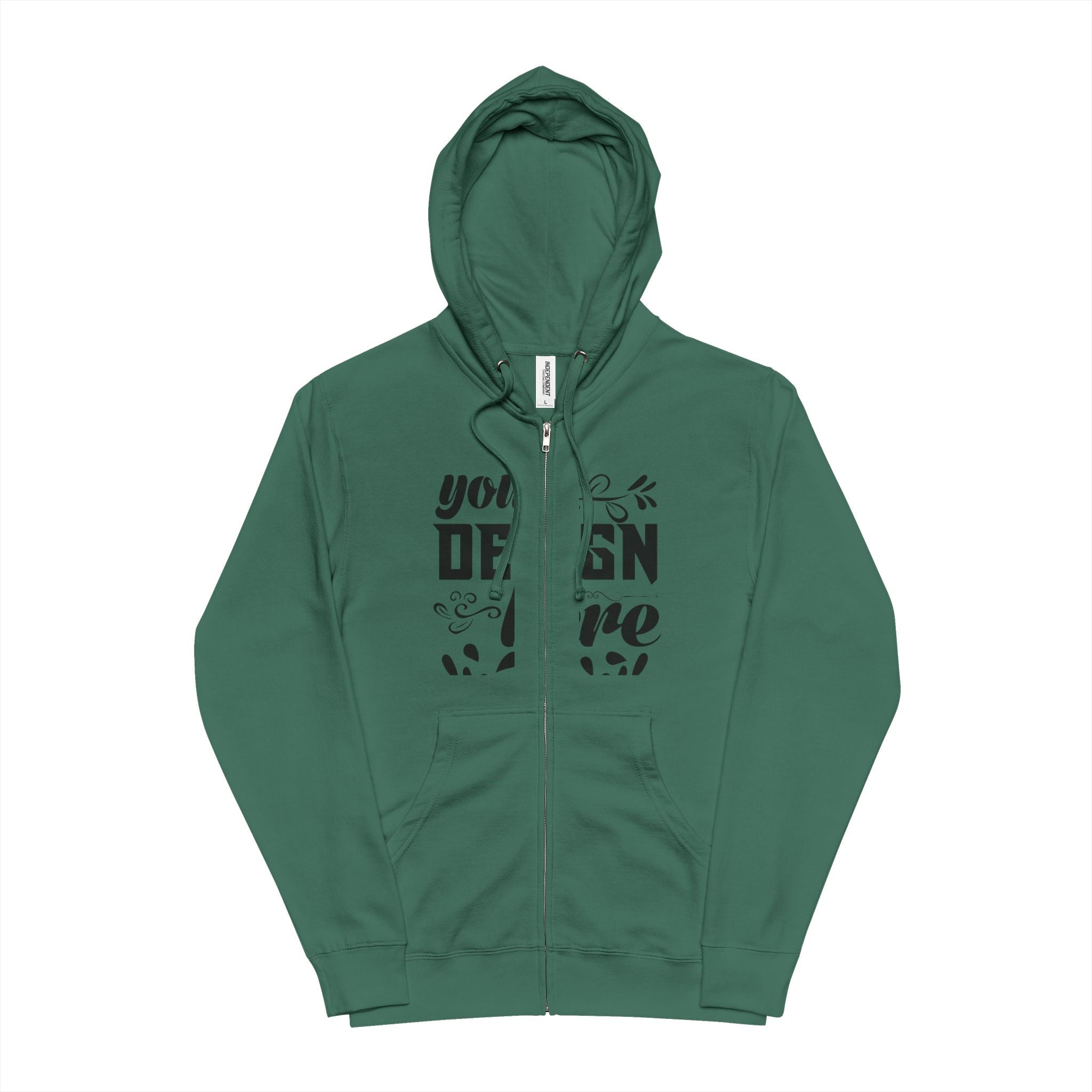 Customizable Independent SS4500Z Unisex Fleece Zip Up Hoodie