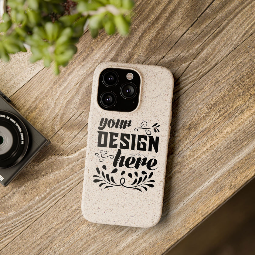 Customizable Biodegradable Phone Case Matte Finish Wireless Charging