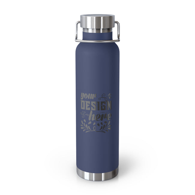 Customizable 22oz Copper Vacuum Insulated Stainless Steel Water Bottle