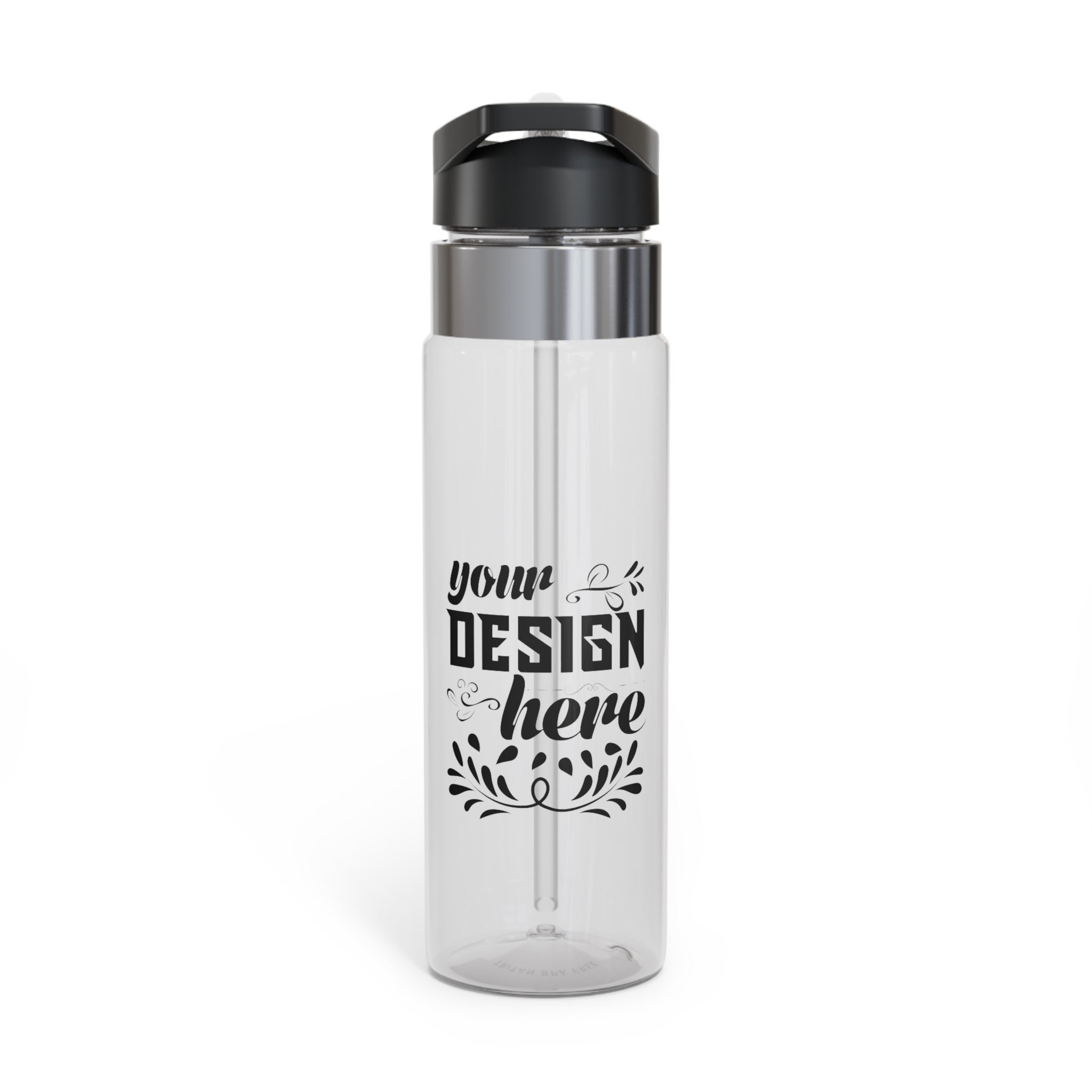 Customizable Kensington Tritan Sport Bottle 20oz with Straw Lid BPA Free
