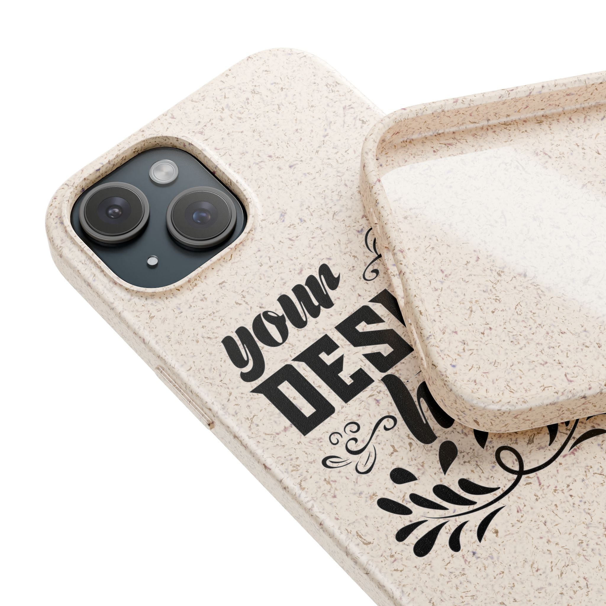 Customizable Biodegradable Phone Case Matte Finish Wireless Charging