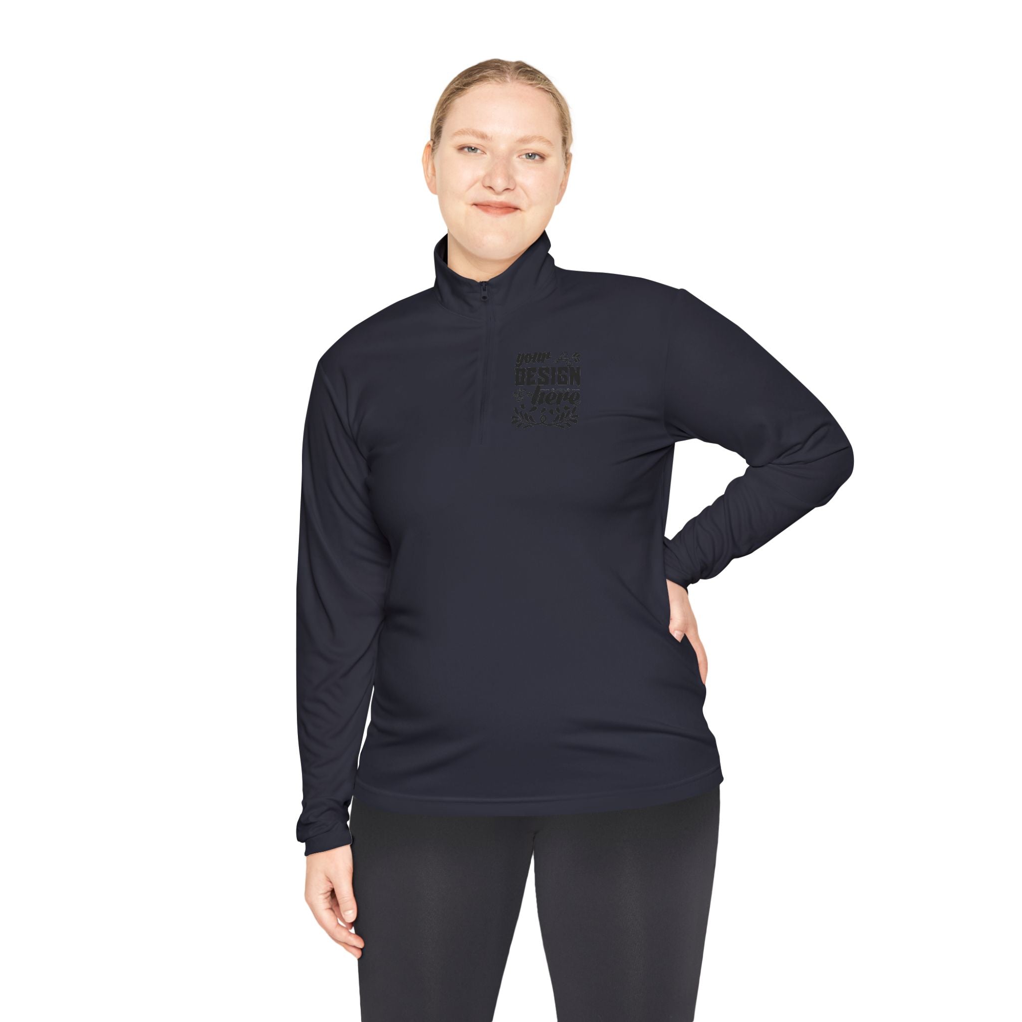 Customizable Sport Tek ST357 Unisex Lightweight Polyester Quarter Zip Pullover