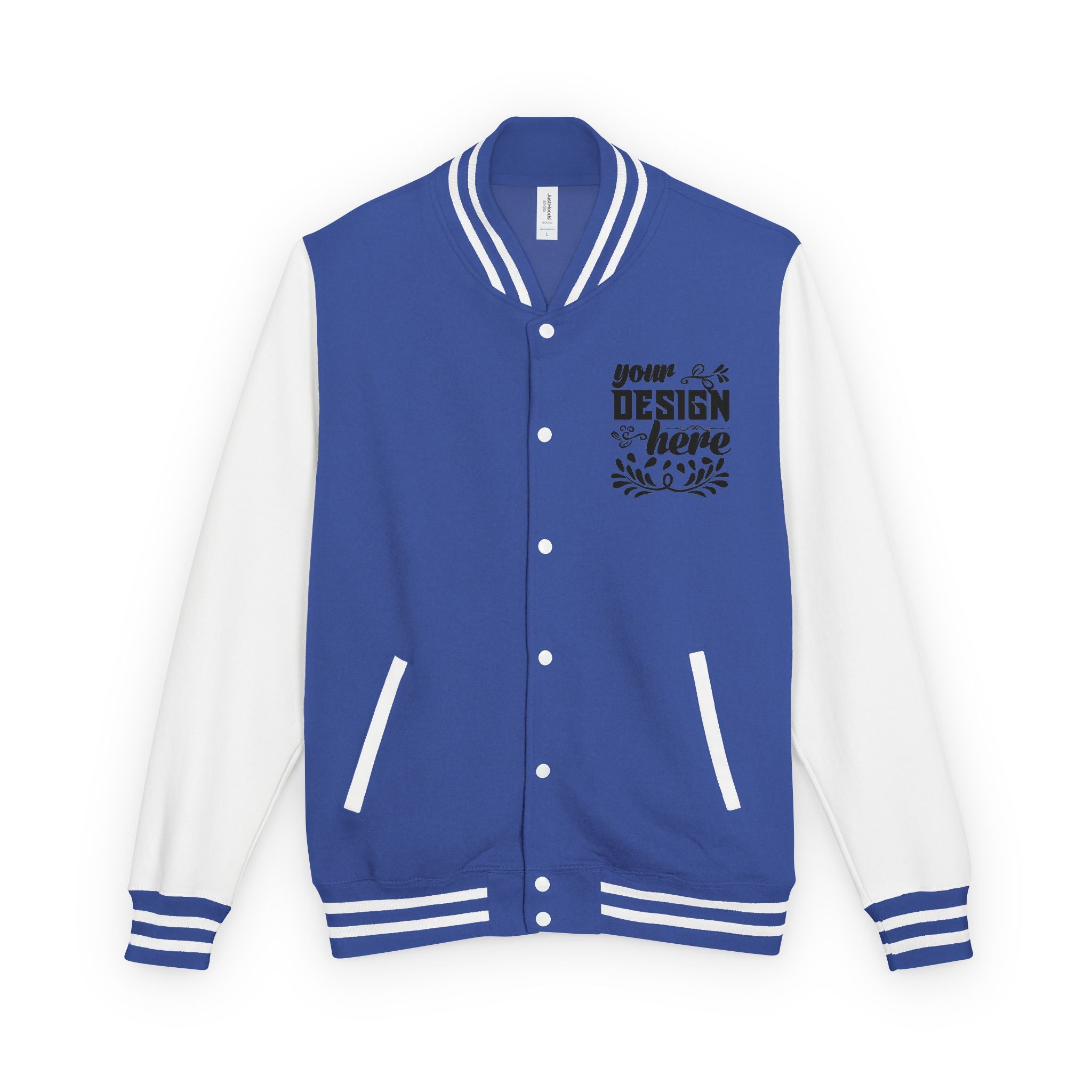 Customizable AWDis JH043 Unisex Heavyweight Letterman Jacket