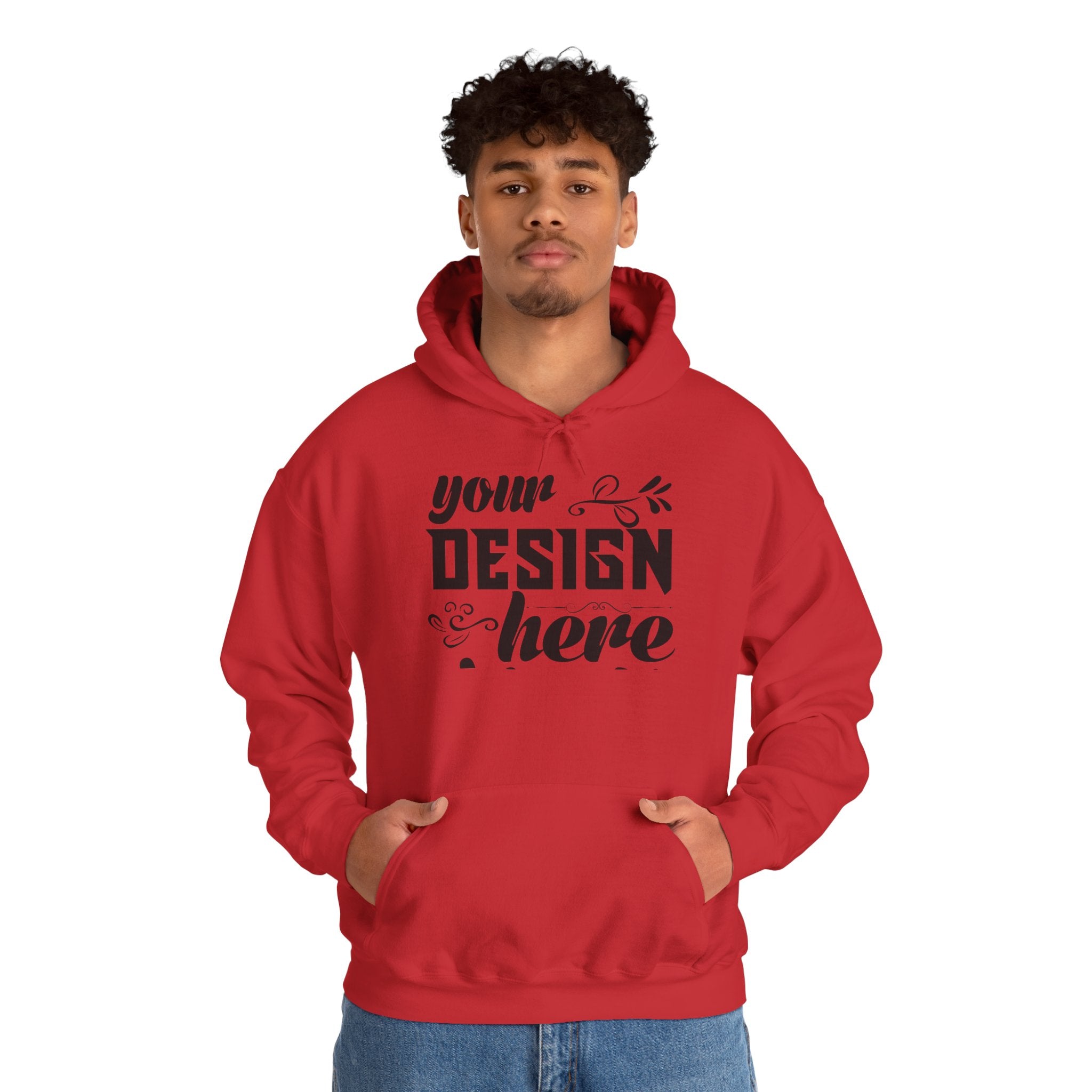 Customizable Gildan 18500 Unisex Heavy Blend Hooded Sweatshirt