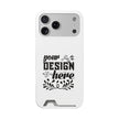 Customizable Polycarbonate Phone Case With Card Holder MagSafe Compatible