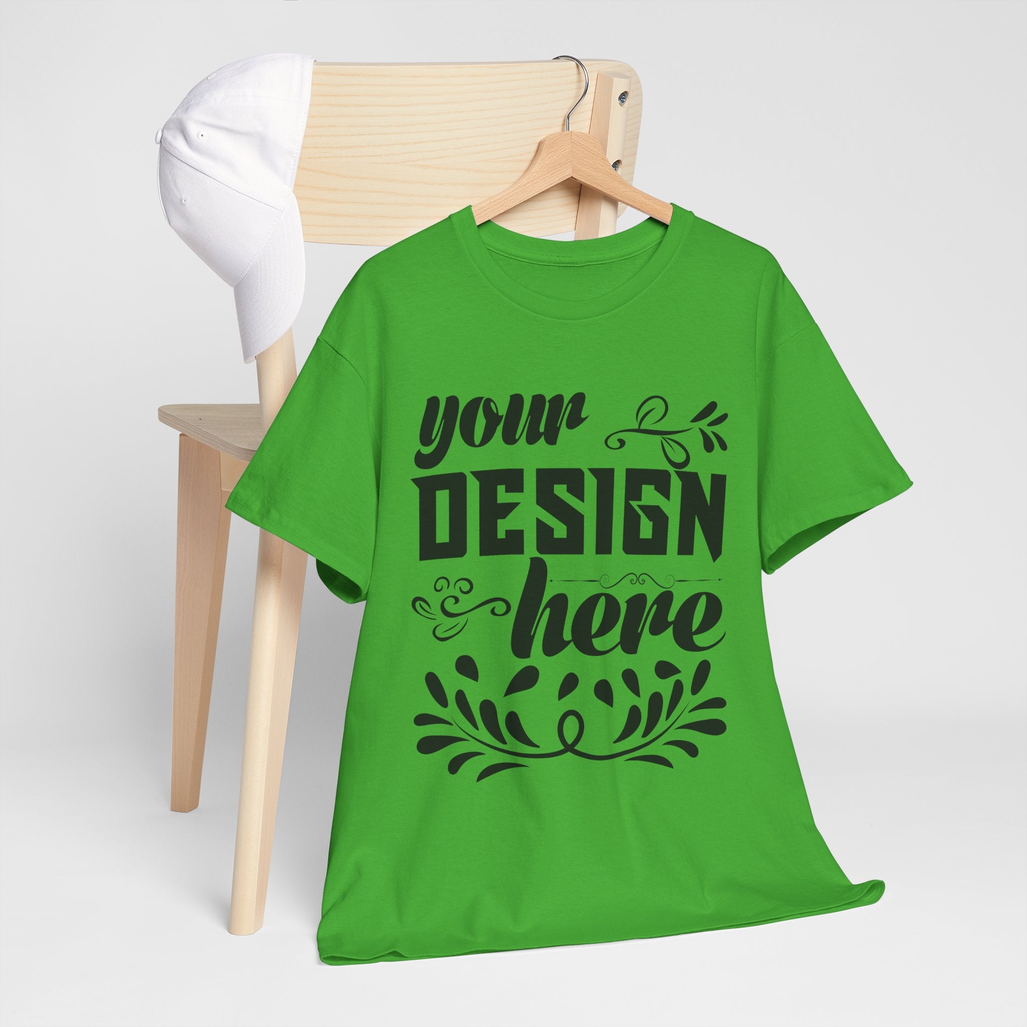 Customizable Gildan 5000 Unisex Heavy Cotton T-Shirt Classic Fit