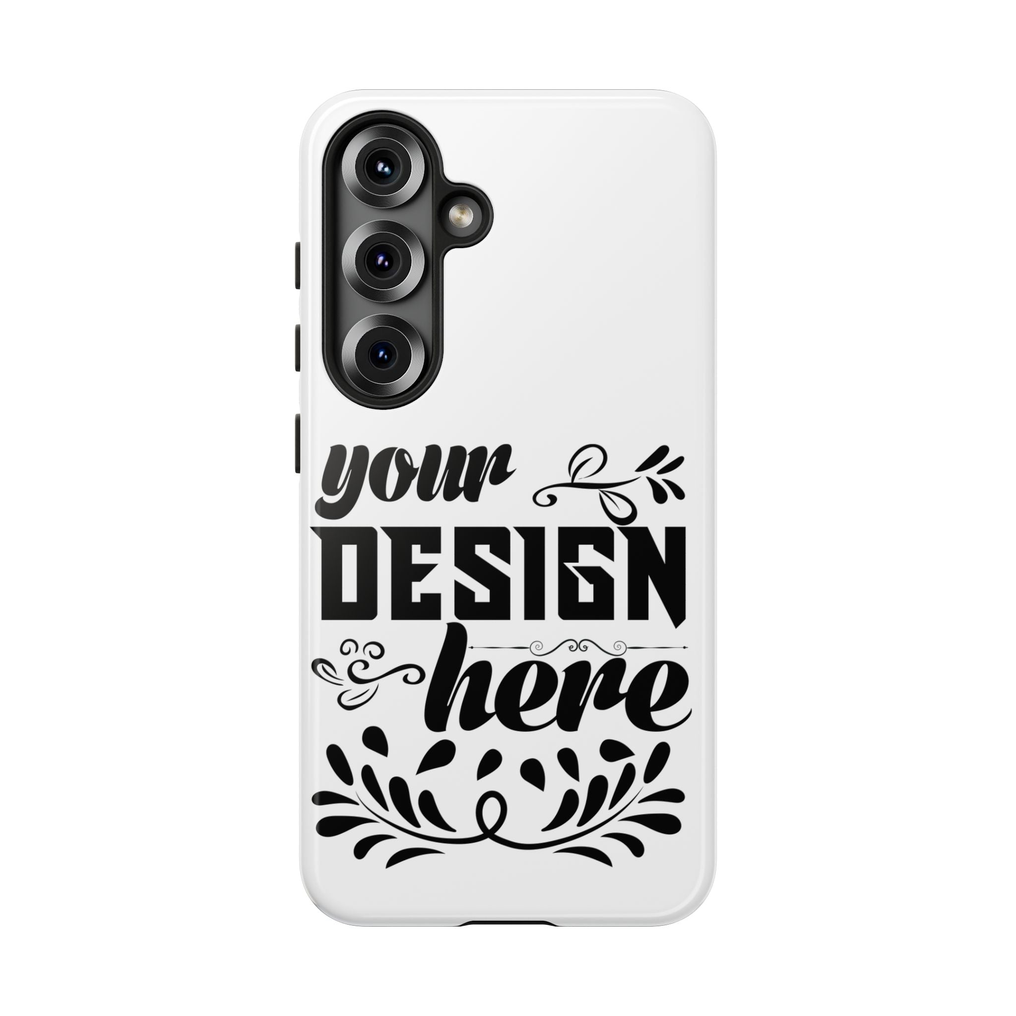 Customizable Tough Dual Layer Phone Case Polycarbonate TPU Liner Protective