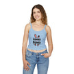 Bella+Canvas 1012 Spaghetti Strap Tank Top Running Bunny Graphic Print