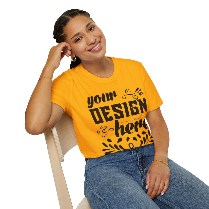 Customizable Gildan 64000 Unisex Softstyle T-Shirt Classic Fit