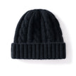 Nameria Unisex Cable Knit Cashmere Blend Hat Ear Flaps One Size