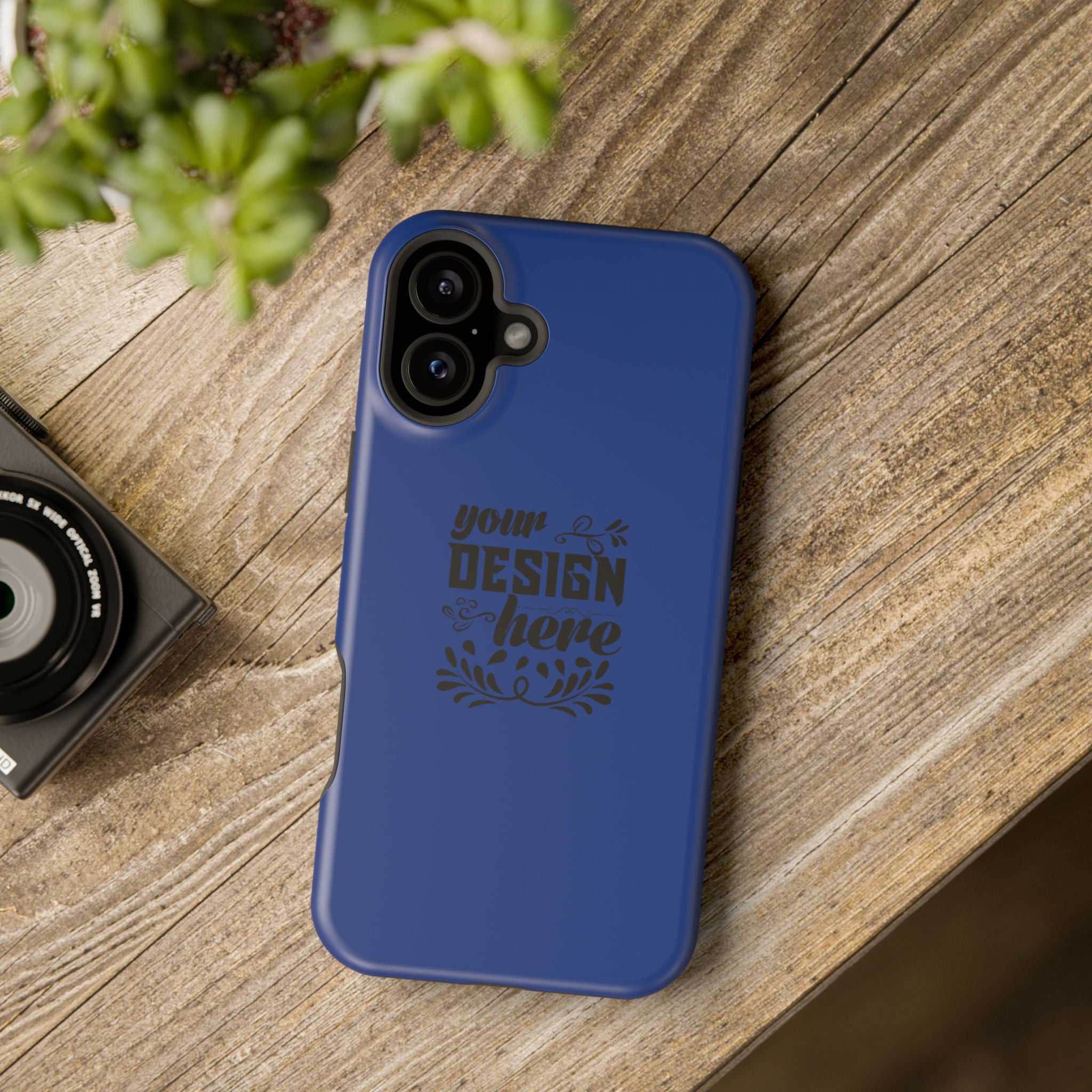 Customizable Magnetic Impact Resistant Phone Case Dual Layer Full Wrap